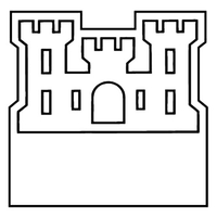 Magnets - Stock Shape Collection - Full Color. Castle shaped.... from ASI...