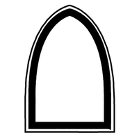 Magnets - Stock Shape Collection - Full Color. Arch shaped.... from ASI 80210...