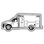 Magnets - Stock Shape Collection - Full Color - Ambulance