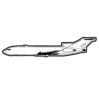 Magnets - Stock Shape Collection - Full Color. Jet shaped.... from ASI 80210...