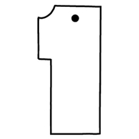 Key Tags - Soft Vinyl - Spot Color Screen Print -... from ASI 80210 Quikey...