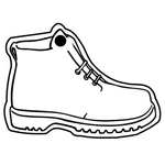 Key Tags - Soft Vinyl - Stock Shape Collection - Work Shoe