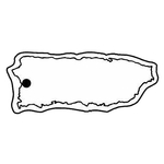 Key Tags - Soft Vinyl - Stock Shape Collection - Puerto Rico