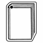 Key Tags - Soft Vinyl - Stock Shape Collection - Book