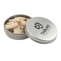 Round tin with tin top, filled with Animal Crackers... from ASI 44900 NC...