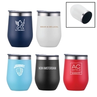 12 oz. stemless wine glass made of stainless steel with a... from ASI 57655...