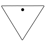 Key Tags - Soft Vinyl - Stock Shape Collection - Triangle