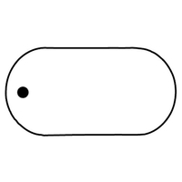 Key Tags - Soft Vinyl - Spot Color Screen Print -... from ASI 80210 Quikey...