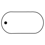 Key Tags - Soft Vinyl - Stock Shape Collection - Oval