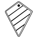 Key Tags - Soft Vinyl - Stock Shape Collection - Kite