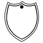 Key Tags - Soft Vinyl - Stock Shape Collection - Shield