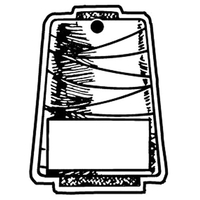 Key Tags - Soft Vinyl - Spot Color Screen Print -... from ASI 80210 Quikey...