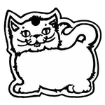 Key Tags - Soft Vinyl - Stock Shape Collection - Cat