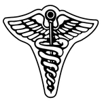 Key Tags - Soft Vinyl - Stock Shape Collection - Caduceus