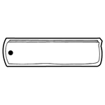 Key Tags - Soft Vinyl - Stock Shape - Newspaper Roll