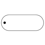 Key Tags - Soft Vinyl - Stock Shape Collection - Oval