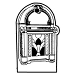 Key Tags - Soft Vinyl - Stock Shape Collection - Jukebox