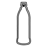 Key Tags - Soft Vinyl - Stock Shape Collection - Bottle