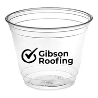 Disposable 9 oz. soft-sided clear plastic cup, perfect for events and... from...