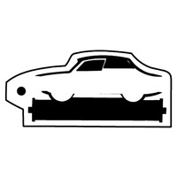 Key Tags - Soft Vinyl- Stock Shape Collection- Car & Muffler