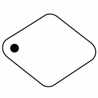 Key Tags - Soft Vinyl - Spot Color Screen Print -... from ASI 80210 Quikey...