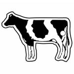 Key Tags - Soft Vinyl - Stock Shape Collection - Cow