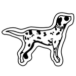 Key Tags - Soft Vinyl - Stock Shape Collection - Dalmatian