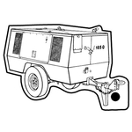 Key Tags - Soft Vinyl - Stock Shape Collection - Compressor