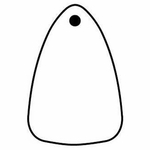 Key Tags - Soft Vinyl - Stock Shape Collection - Saddle