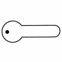 Key Tags - Soft Vinyl - Spot Color Screen Print -... from ASI 80210 Quikey...