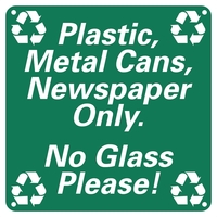 Custom 0.035" Thick Polyethylene Die Cut Sign