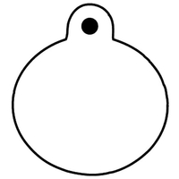 Key Tags - Soft Vinyl- Stock Shape Collection- Oval with Tab