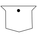 Key Tags - Soft Vinyl - Stock Shape Collection - Shield