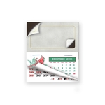 3 1/2" x 4" Peel & Stick Blank Calendar Pad Magnet