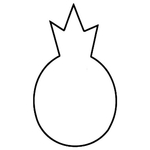 Magnets - Stock Shape Collection - Pineapple