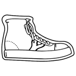 Magnets - Stock Shape Collection - Hightop Shoe