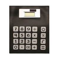 Mouse Pad with Solar-Powered Calculator