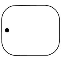 Key Tags - Soft Vinyl - Spot Color Screen Print -... from ASI 80210 Quikey...