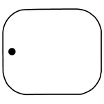 Key Tags - Soft Vinyl - Stock Shape Collection - Rectangle