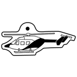 Key Tags - Soft Vinyl - Stock Shape Collection - Helicopter