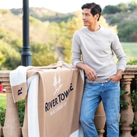 50" x 60" edge-to-edge knitted woven blanket made of 100% acrylic.... from...