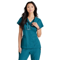 Barco Unify - Women's Four-Pocket V-Neck Purpose Scrub Top