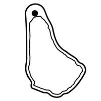 Key Tags - Soft Vinyl - Spot Color Screen Print -... from ASI 80210 Quikey...