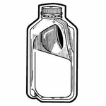 Magnets - Stock Shape Collection - Milk Jug