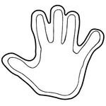 Magnets - Stock Shape Collection - Hand