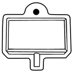 Key Tags - Soft Vinyl - Stock Shape Collection- Sign w/ Post
