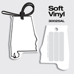Bag Tags-Soft Vinyl - Full Color Digital Print - Alabama