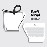 Bag Tags-Soft Vinyl - Full Color Digital Print - Arkansas