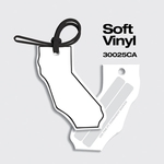 Bag Tags-Soft Vinyl - Full Color Digital Print - California