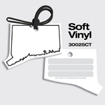 Bag Tags-Soft Vinyl - Full Color Digital Print - Connecticut